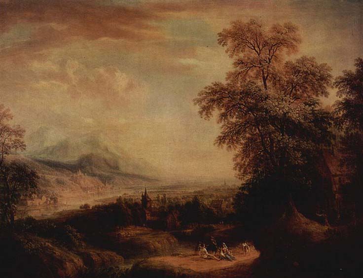 Christian Georg Schutz the Elder Gebirgslandschaft